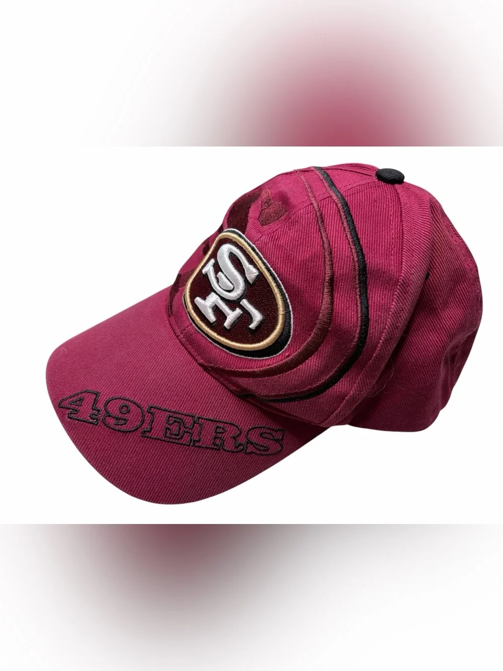 🏈🍂Vintage burgundy San Francisco 49ers baseball cap